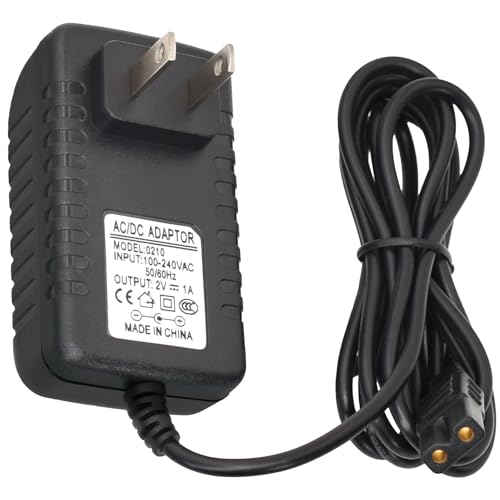 2V Charger Replacement for Wahl Shaver Shaper 8061, 8163, 8786-1001, 7367, 7029, 7060, 7035, 7339, 4000, 7063-017, ?7065-017, WAKH4, 7064-017, 7061-917, 5-Star Series Trimmer Clipper Power Adapter