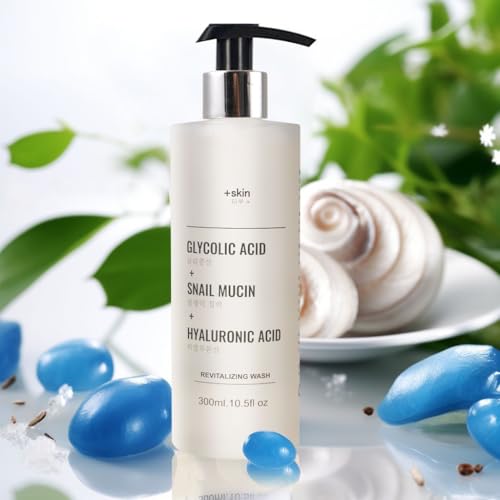 Glycolic Acid, Snail Mucin, and Hyaluronic Acid Wash