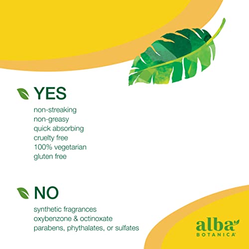 Alba Botanica Sunless Tanner, Gradual Bronzing Moisturizer, with Vitamin C and Shea Butter, 4 Oz (Packaging May Vary)