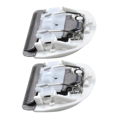 2025 New 2 Pack White Clipper Blade, Snap-On Replacement Blade for Wahl Peanut Clipper 8685, 8655, 8663, 8685-1701