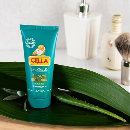 Cella Milano Aftershave Balm ? Soothing & Hydrating Post-shave Formula for All Skin Types, Enriched with Aloe Vera, 100?ml ? Irrestistible Pink Pepper & Precious Woods Scent, Made in Italy