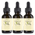 Earthly Body Miracle Oil, 1 fl. oz. - 3 Pack - 100% Natural Tea Tree Oil, Hemp Seed Oil & Vitamin E - Moisturizer, Calms Skin Irritations, Helps Smooth Wrinkles - Gluten Free, 100% Vegan