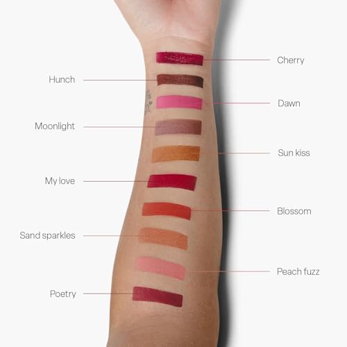 TEIA cosmetics - Multi purpose color cream for lips and cheeks. Non toxic, vegan, cruelty free. (Sun kiss - Soft gold)