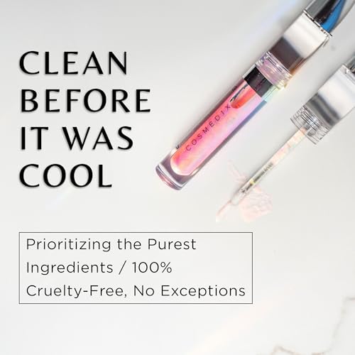 COSMEDIX Lumi Crystal Liquid Crystal Hydrator - Plumping Lip Gloss for Women for Plumped, Luscious & Fuller-Looking Lips - Long-Lasting Moisturizing Lip Filler with High-Shine Finish