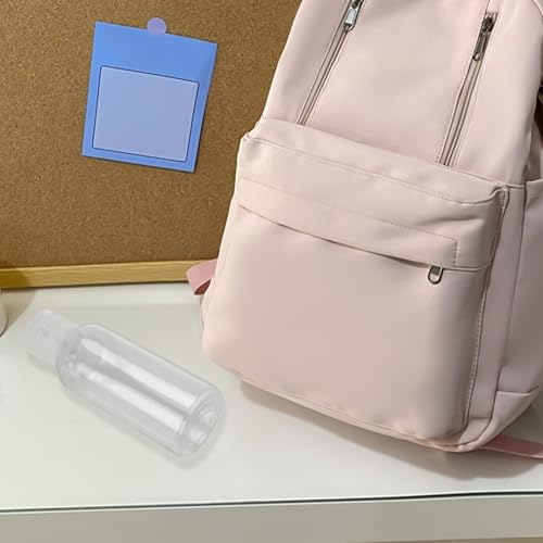 80 PCS 2 oz Clear Plastic Empty Bottles, Leak Proof Travel Size Bottles with Flip Cap For Body Wash, Shampoo, Lotion, Conditioner