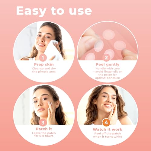 Micro Needle Pimple Patch (18 Pack) - Hydrocolloid Micropoint Pimple Patch For Acne & Pimples, Microdart Patch, Micro Dart Pimple Patches