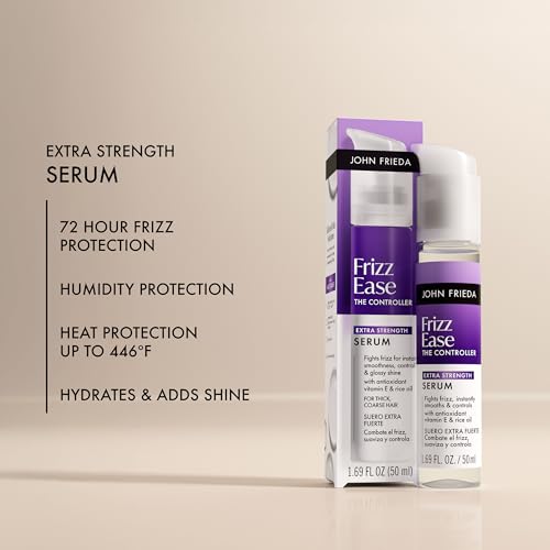 John Frieda Frizz Ease The Controller Extra Strength Hair Serum, Anti Frizz Hair Serum, 1.69 Fl Oz
