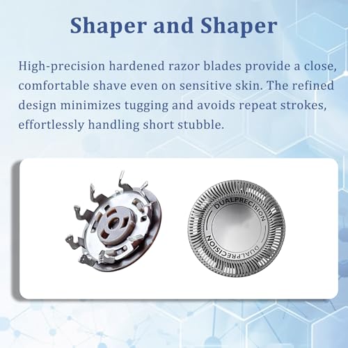 S3000 Replacement Razor Blade Compatible with Philips Norelco Aquatec Shavers,Razor Blades for S3000 Series S3206 S4303.6 Pcs