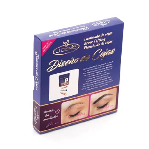 J. Denis Eyebrow Design Kit - Eyebrow Makeup Kit - Natural - 4 Brushes - 30 Applications