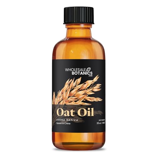 Wholesale Botanics Oat Oil | Cold-Pressed Carrier Oil Lightweight Moisturizer for Skin & Hair | For Soaps, Lotions, & Candles | Vegan & Cruelty Free (2 fl oz)