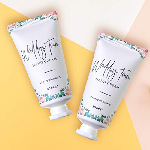 Pop Fizz Designs Bridesmaid Gifts- Wedding Team Hand Cream (10 pack)