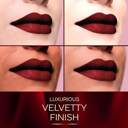 FACESCANADA Matte Lip Crayon ? Midnight Rose 12 | Long Lasting, Highly Pigmented & Smudge Proof Lip Color | Creamy Texture for Smooth Application | Bold Matte Finish | 0.09 Oz (2.8g)