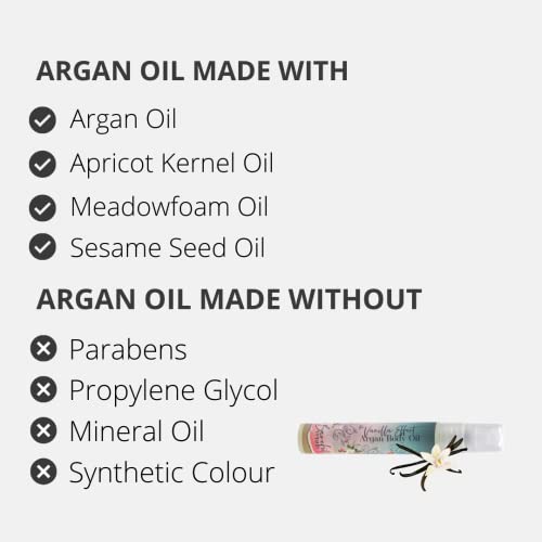 Barefoot Venus Travel Size Mini Argan Body Oil - 8 Milliliters (The Vanilla Effect)