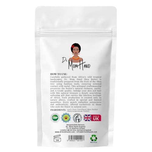 Organic Raw Shea Butter Intensive Moisturizer | 100% Pure,Natural & Unrefined Multi-Purpose Body & Face Butter for Dry Skin, Hair & Lips, 3.53 oz.