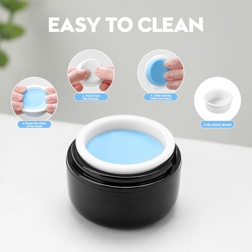 Nose Hair Removal Wax Kit, Mini Wax Warmer with 100g Wax, 15 Applicators, 30 Nose Sticks, Black