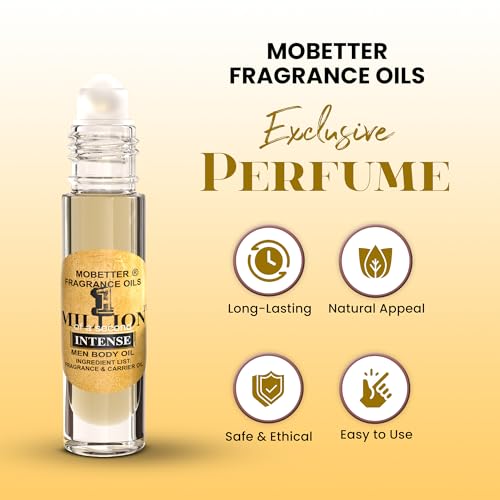 MOBETTER FRAGRANCE OILS 1 Millionth of a Second Intense Men Cologne Body Oil