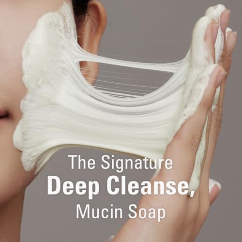 SIOT Herbal Mucin Facial Soap Bar | Hydrating & Soothing with Coconut, Jojoba, Olive Oil, Green Tea, and Mugwort ? Handmade, Cleanser for Acne & Sensitive Skin | 3.2ozX1ea