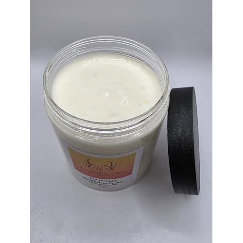 Tallow Skin Moisturizer Cream with Nourishing Oils Handmade Grass Fed Beef Tallow Cream 8oz (Coconut & Vanilla Scent)