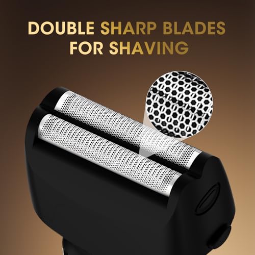 Lanumi 3-in-1 Beard Trimmer Kit for Men - Rechargeable Electric Hair Trimmer with Nose Hair Trimmer & Shaver - Cordless Grooming Set for Beard, Mustache, Body Hair - Men¡¯s Gift