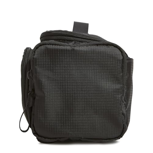 Ripstop Large Travel Cosmetic Makeup Organizer Bag, Black, One Size