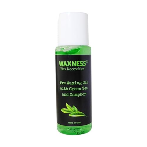 Waxness Face & Eyebrows Starter Waxing Kit with White Mini Heater, Pearl & Pink Glow Waxes ? Professional Facial Waxing Kit ? Made in Italy