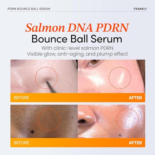 FRANKLY Korean Glow Serum Duo | Skincare Gifts for Women | Glass Skin Radiance & Elasticity Set | Peptide Pore Minimizer + PDRN Salmon DNA Serum | Vegan Collagen, Non-Sticky | 2x1.01 fl.oz