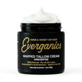 Organic Whipped Beef Tallow Balm - Unscented Grass Fed Tallow Moisturizer for Face, Body & Lips - Cream with Manuka Honey, Shea Butter & 9 Nourishing Ingredients - Made in USA - 4oz