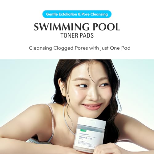 EQQUALBERRY Swimming Pool Toner & Toner Pads Set ? Hydrating & Exfoliating Duo for Pore Care and Smooth, Radiant Skin | Korean Vegan Skincare with Hyaluronic Acid & Centella