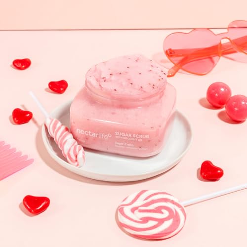Sugar Body Scrub 8 oz, Moisturizing and Exfoliating Scrub for Nourishing Essential Body Care, Gift For Her (Sugar Crush)