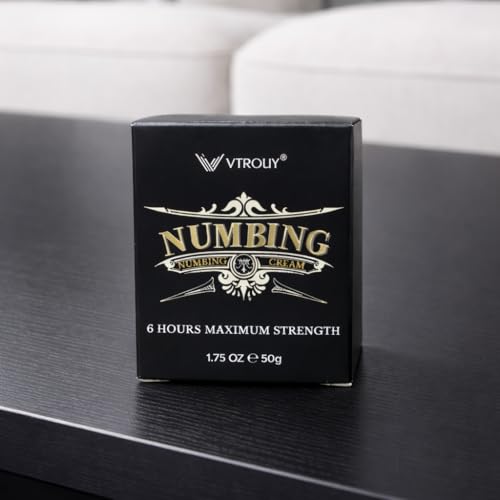 Numbing Cream for skin: Long Lasting with Arnica and Emu Oil 1.62 fl.oz