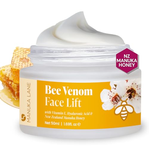 Natural Bee Venom Face Lift Treatment Cream with Active Manuka Honey, Shea, Cocoa Butter, and Jojoba ? Nature¡¯s Most Powerful Solution!