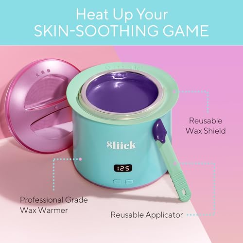 Sliick Professional Wax Warmer ? At Home Waxing Kit for Women, At Home Wax Kit for Face & Body Hair Removal