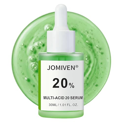 Multi-Acid 20% Serum ? 10% Azelaic Acid + 3% Tranexamic Acid + 5% Zinc PCA + 2% Salicylic Acid,Targets Blemishes & Breakouts,Ideal for Acne-Prone & Uneven Skin