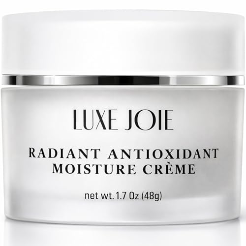 Radiant Antioxidant Moisture Creme 1.7 oz Squalane Face Cream for Women Aging Skin For Dry, Sensitive, Facial Moisturizer Wrinkles Dark Spots Sun Damage