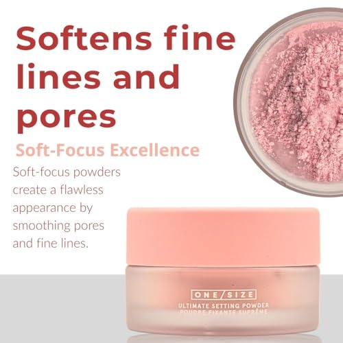 One Size Ultimate Blurring Setting Powder Travel Size - Ultra Pink - for Fair to Medium Skin Tones