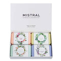 Mistral Classic French Bar Soap Assorted Set, 7 oz x 4 Bars | Triple-Milled Luxury Natural Soap with Organic Shea Butter & Olive Oil | Long-Lasting Moisturizing Body Soaps for Women & Men