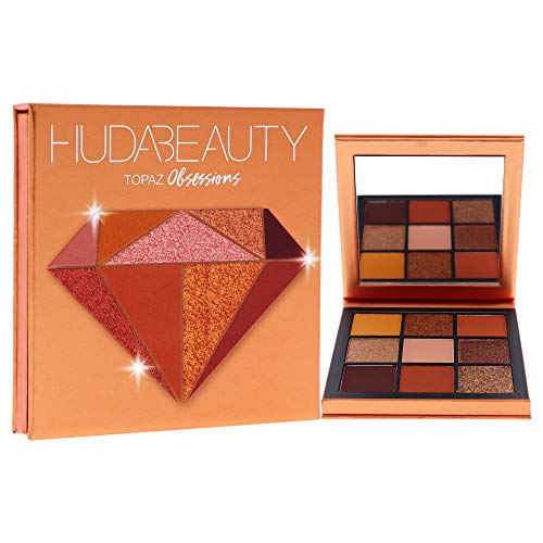 Huda Beauty Obsessions Eyeshadow Palette - Topaz Women Eye Shadow 0.04 oz, Powder