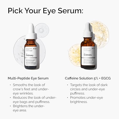 The Ordinary Multi-Peptide Eye Serum, Anti-Aging Formula for Crow¡¯s Feet, Dark Circles & Puffiness