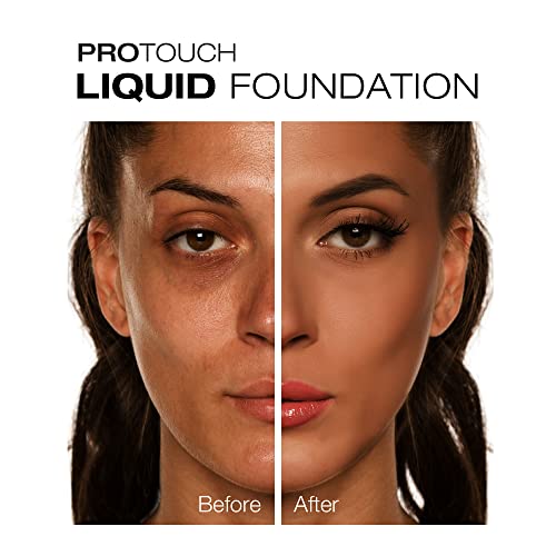 Kiss New York Professional Liquid Foundation - Lightweight and Hydrating Formula, Natural Finish, Control Shine, Cover Pores, Medium to Full Coverage, Green Tea Extract (Caramel)