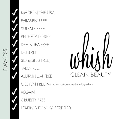 Whish Flawless Post Wax & Shave Serum, 1 Fl Oz After Shave Bottle