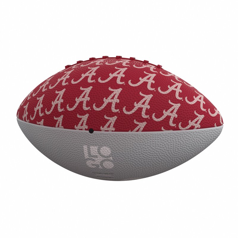 Mini Rubber Football - 5.80 x 12.35 Inches, Durable Textured Grip, Officially Licensed