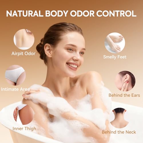 Persimmon Body Wash for Old People Smell, Natural Deodorant Bar Soap for Strong Odor Smelly Feet Remove, Cleansing Body Deodorizing for Eliminating Odor