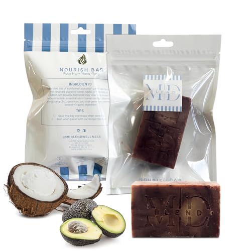 Switch2Pure Nourishing Soap Bar for Sensitive Skin with Jojoba, Avocado & Rose Hips | Clay & Herbal Infused Organic Bar Soap for Radiant Skin Full Size 4 Oz