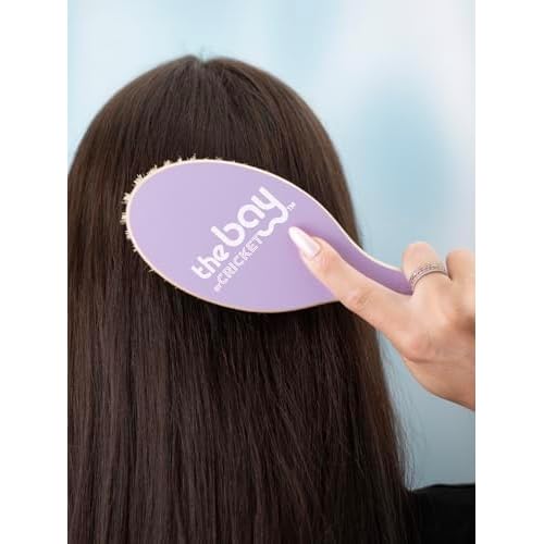 The Bay by Cricket¢â Blondie Boar Blend Paddle Hair Brush Painted Ladies Series with Boar and Blonde Nylon Bristles for Enhanced Smooth and Shiny Hair Results