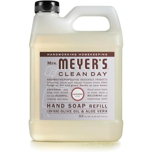 Mrs. Meyer's Clean Day Hand Soap Refill Lavender, 33 oz. (Pack of 3)