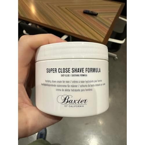 Baxter of California Super Close Shave Formula for Men | Easy Glide| Soothing Formula | Tea Tree Oil, Witch Hazel & Peppermint