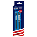 Barbasol Non Slip Stainless Steel Tweezer (2 Pack) - Slanted and Pointed