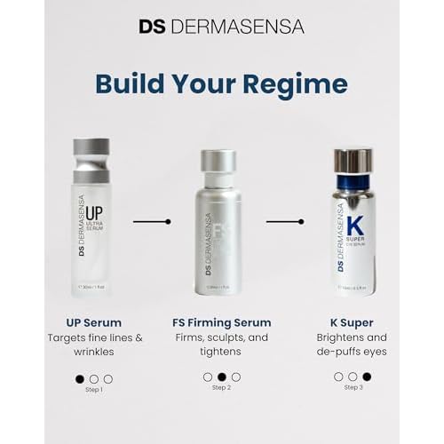 FS Facial Firming Serum ? Instant Lift & Skin Tightening Treatment with Peptides & Hyaluronic Acid ? Targets Loose Skin from Weight Loss & Fine Lines ? 1 fl oz (30ml)