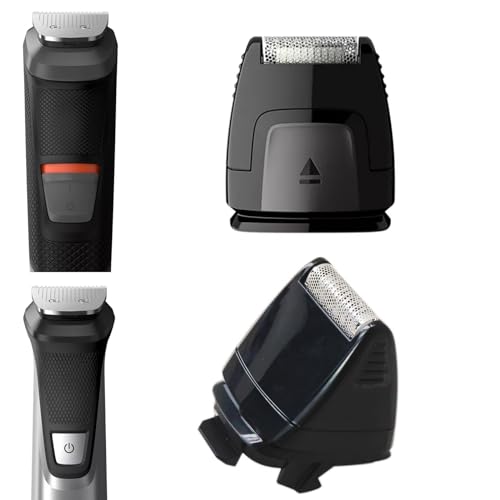 Replacement Trimmer Head Mini Foil Blade Cutter Compatible with Philips Norelco Shaver Multigroom Model MG7750,MG7770,MG7790,MG7791,MG3750,MG5750,BT5511 Shaver Attachment Replacement Part