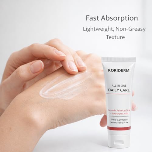 Face Cream Moisturizer 1 PACK- All-In-One Daily Facial Lotion with Centella Asiatica Collagen & Hyaluronic Acid - Hydrates, Firms & Reduces Wrinkles - Nourishing Skin Care for All Skin Types 1P